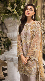Latest Pakistani designer outfit in lavish carla color # P2255