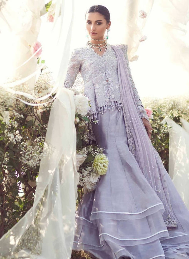 Beautiful Eye catching Indian Lavender lehenga