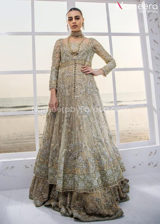 Lavish Pakistani Bridal Maxi