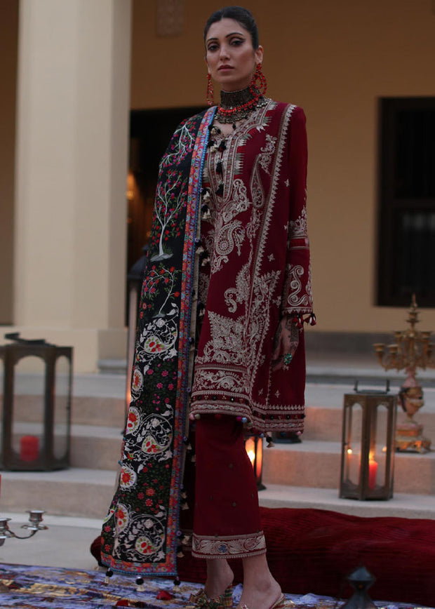 Lawn Embroidery Salwar Kameez for Pakistani Eid Dress