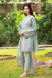Lawn Kameez and Cambric Trouser Pakistani Eid Dress