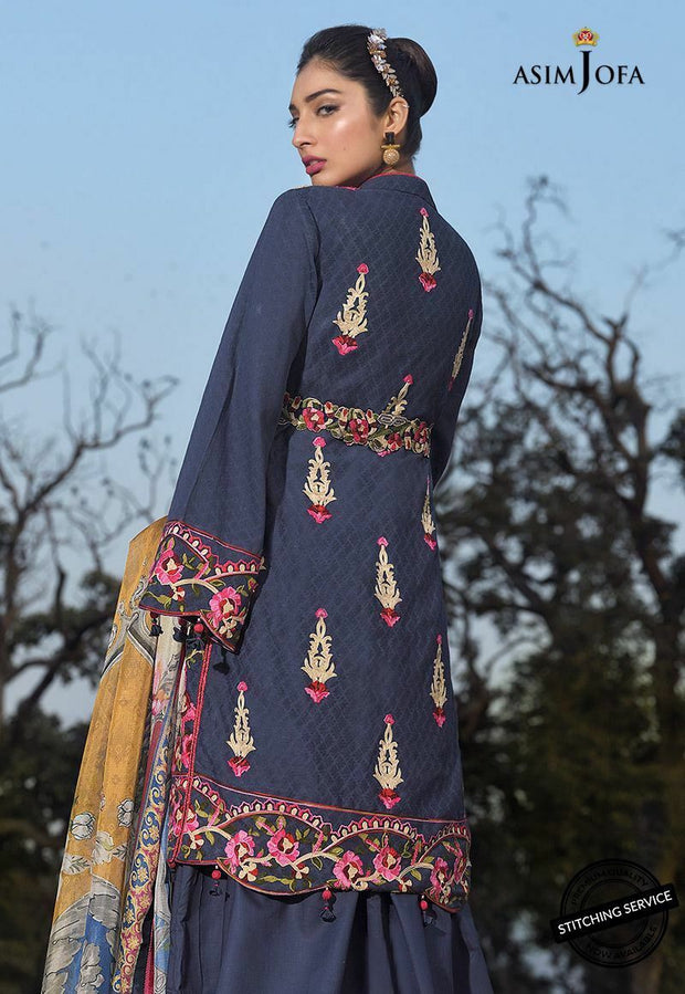 Lawn Suit Online Collection 2020 Backside View