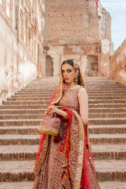 Lehenga Choli Dress for Wedding in Red Color