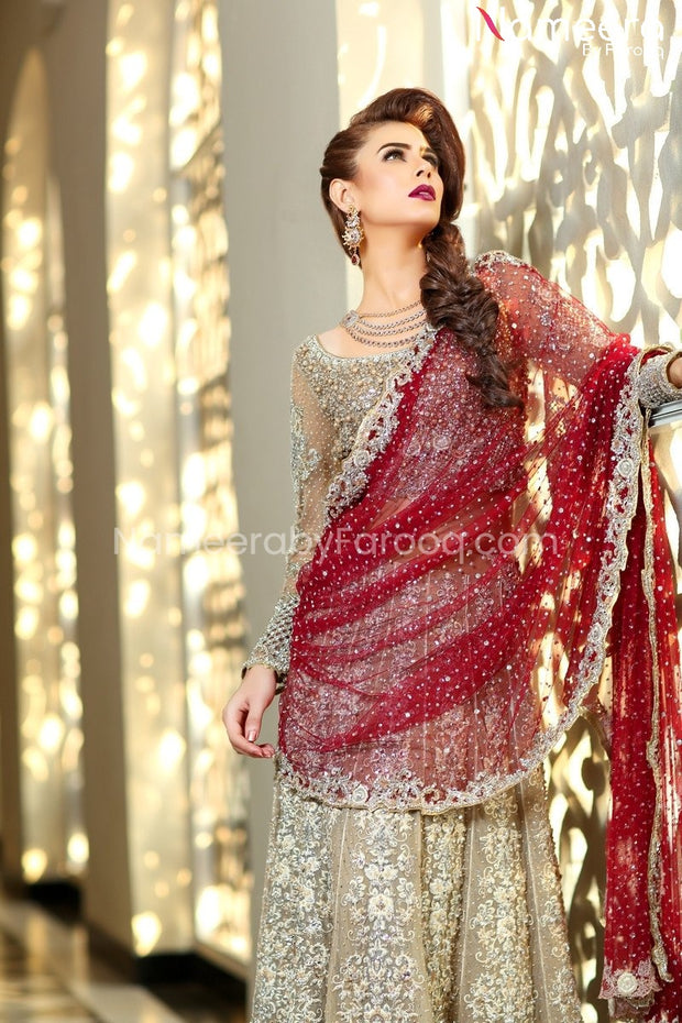 Lehenga Choli Dress with Red Dupatta