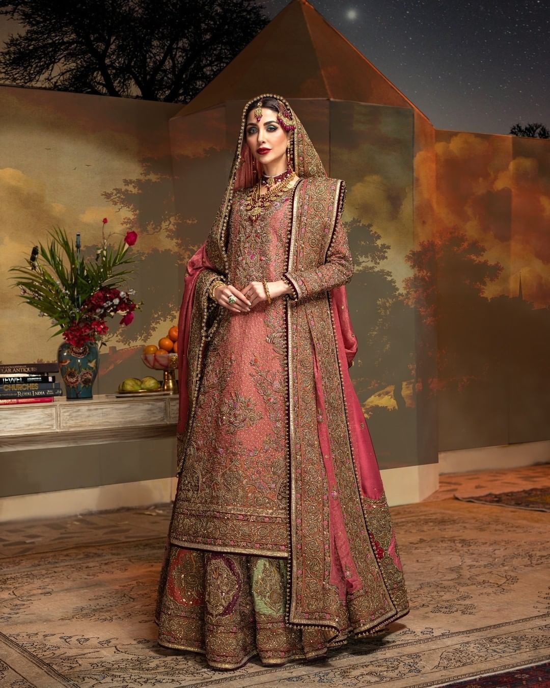 Elegant Pink Pakistani Bridal Lehenga for Your Special Day