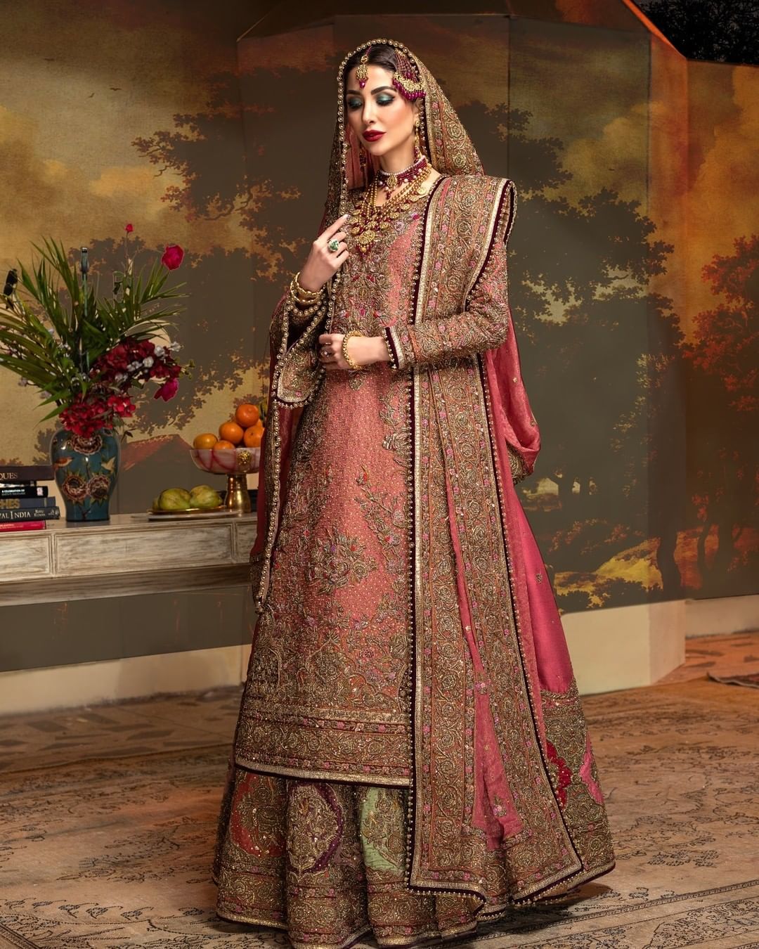 Elegant Pink Pakistani Bridal Lehenga for Your Special Day