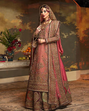 Lehenga Kameez Pink Pakistani Bridal Dress