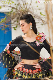 Lehenga Skirt with Crop Top
