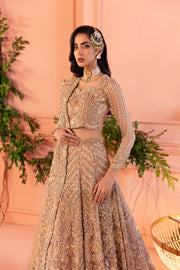 Light Brown Lehenga Choli for Pakistani Bridal Wear 2022