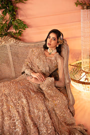 Light Brown Lehenga Choli for Pakistani Bridal