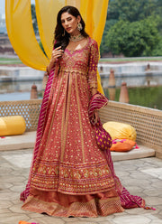 Light Pink Lehenga Bridal Frock Pakistani Bridal Wear