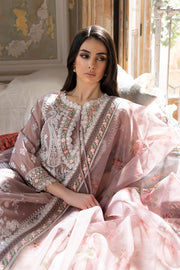 Light Purple Lawn Kameez Salwar Pakistani Party Wear 2023