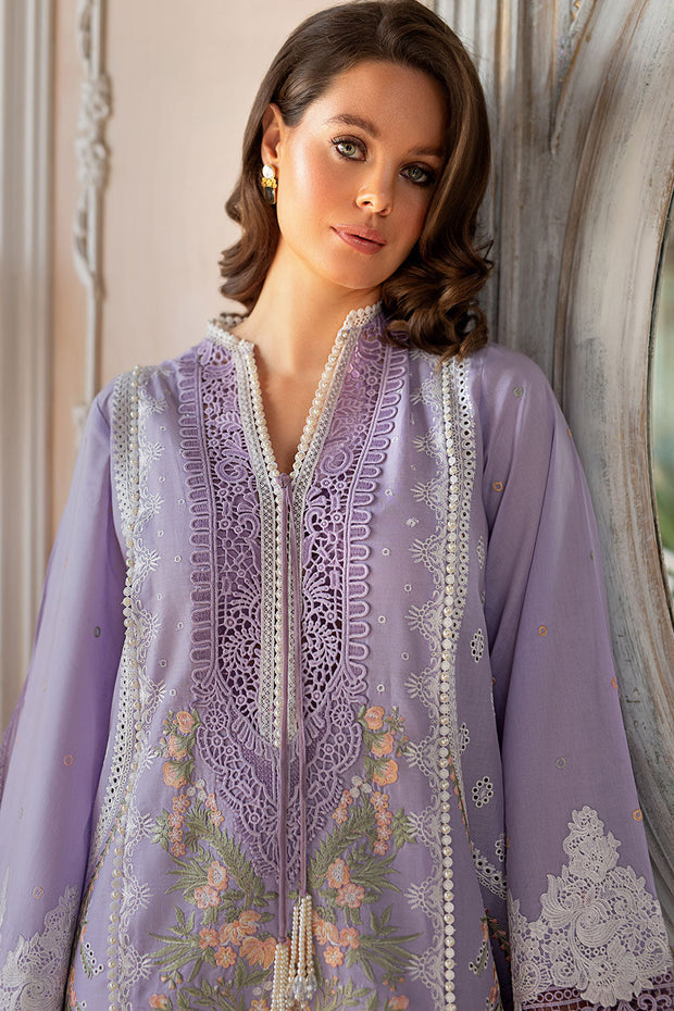 Lilac Chikankar Kameez Salwar Pakistani Party Wear 2023