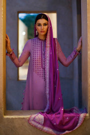Lilac Salwar Kameez Pakistani Eid Dress in Premium Lawn