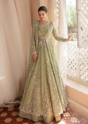 lime green lehenga