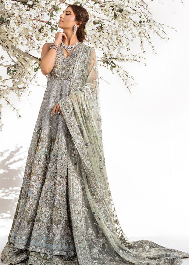 Long sleeve silver maxi dress outlet