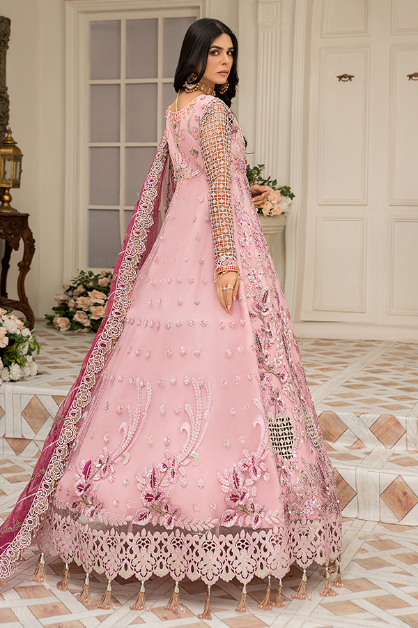 Long Dress Pakistani in Soft Pink Shade Online