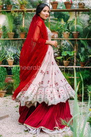 long dress with lehenga 2021