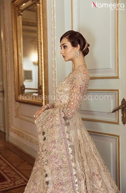 long gown lehnga