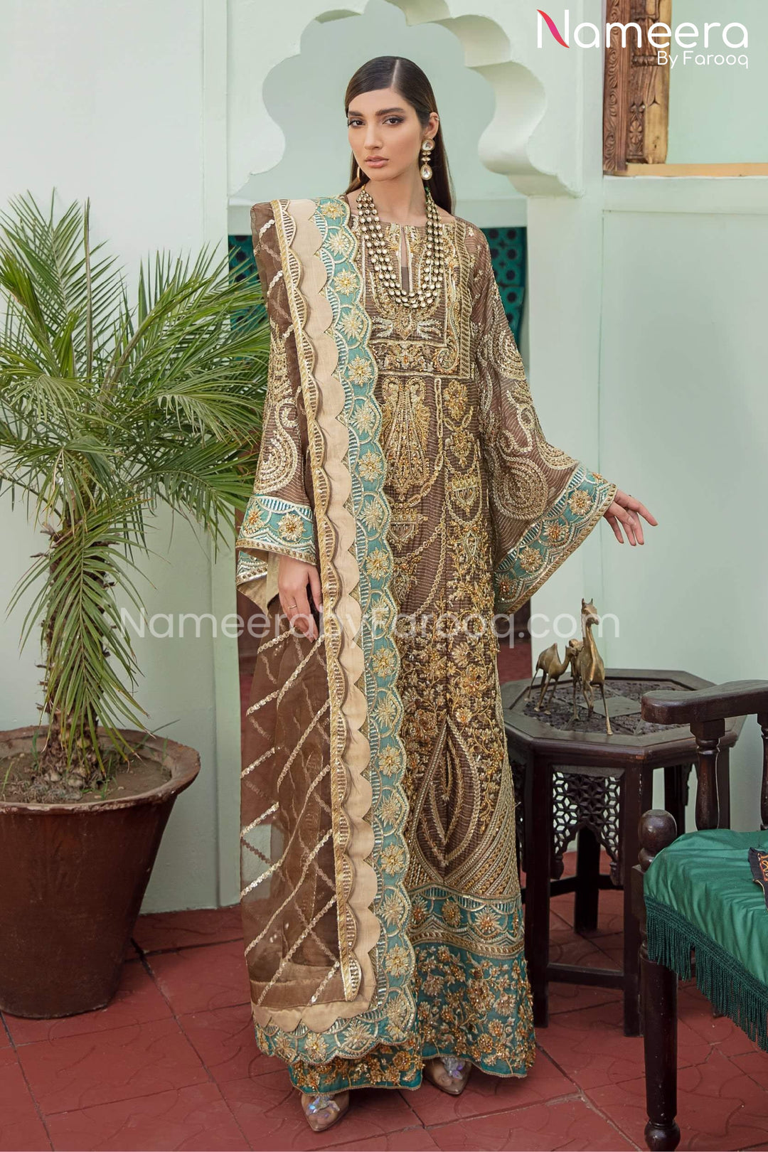 Long Kameez wth Plazo