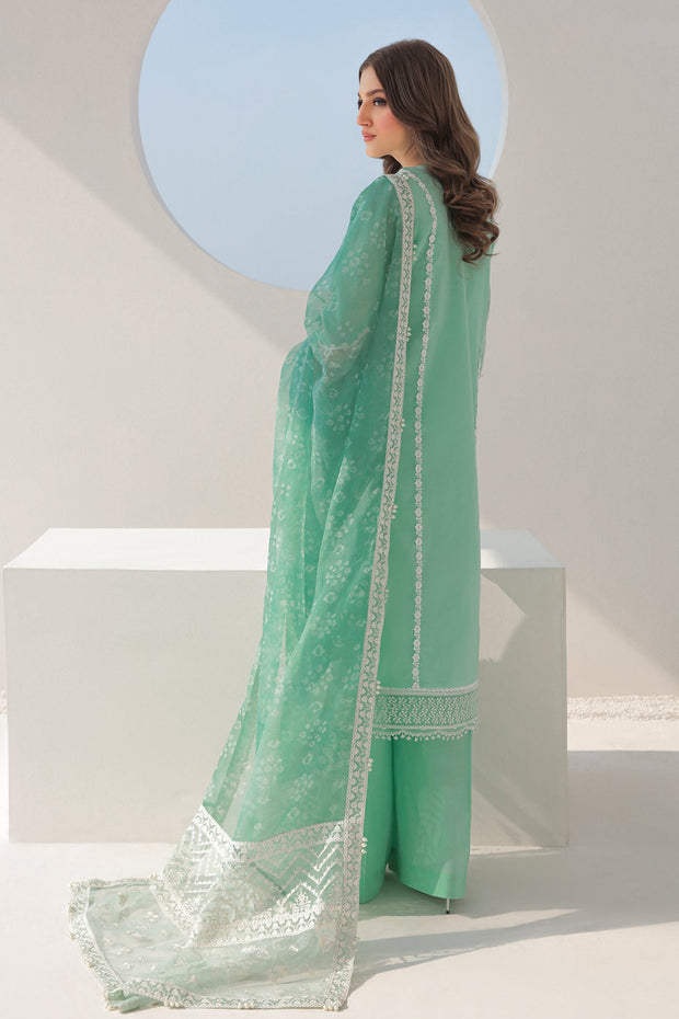Long Mint Green Kameez With Trouser Pakistani Dress 2023