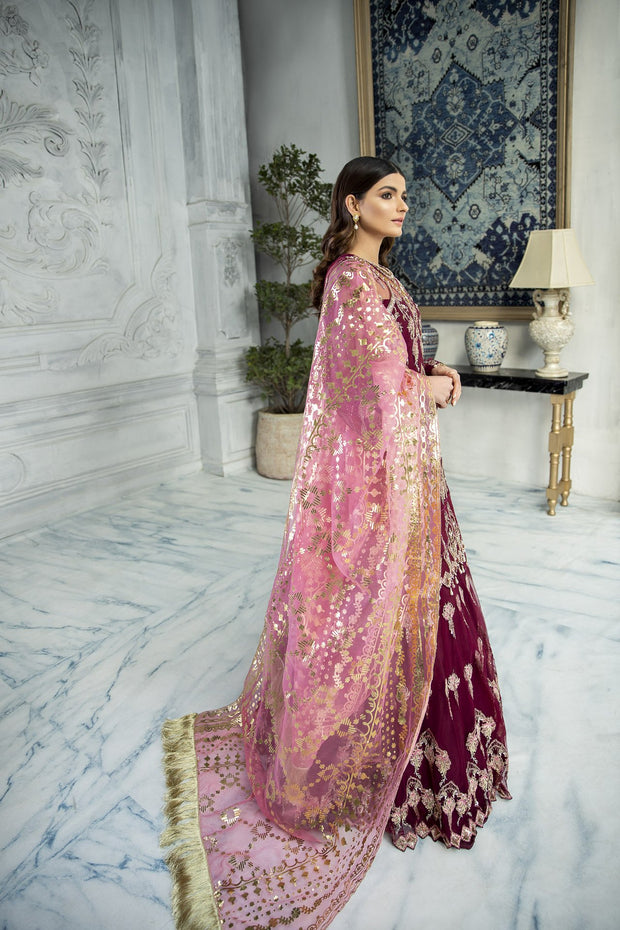 long shirt with lehenga for bridal