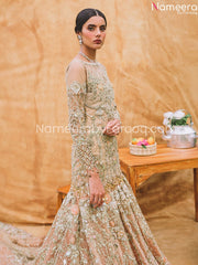long tail bridal lehenga