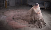 Long Tail Gown Dulhan Dress for Pakistani Bridal