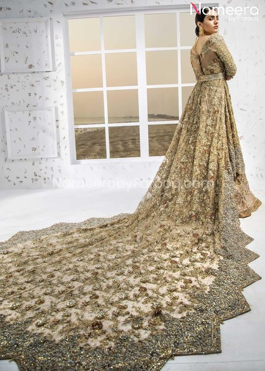 Long Trail Frock with Lehenga