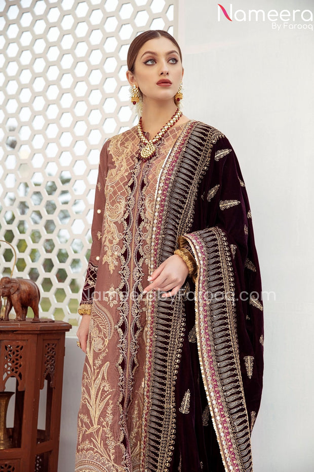 Luxury Pakistani Wedding Wear Salwar Kameez online]