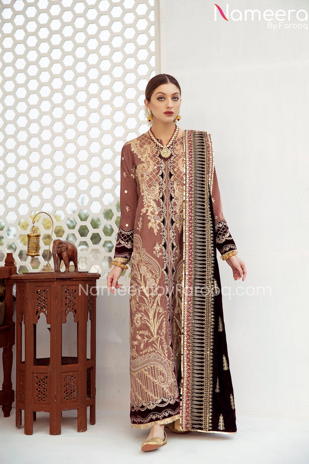 Luxury Pakistani Wedding Wear Salwar Kameez 