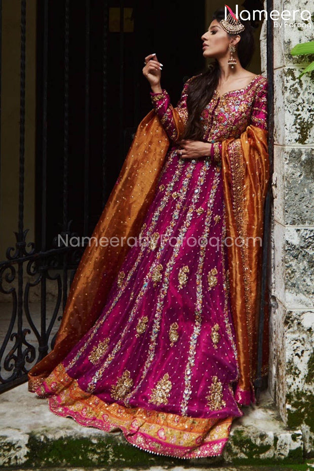 Magenta Lehenga Bridal
