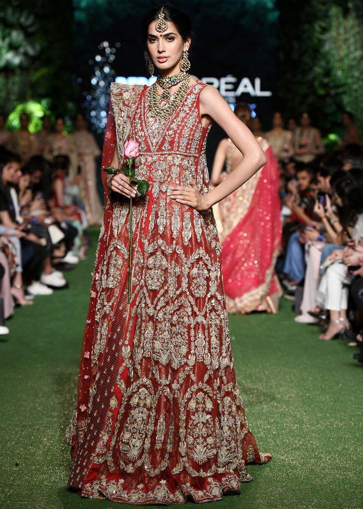 Pakistani Custom Sleeved Bridal Dress