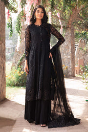 Maria B Black Embroidered Cotton Kameez Salwar