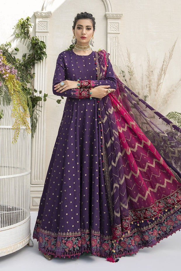 Maria B Festive Frock in Blue Color Y6161