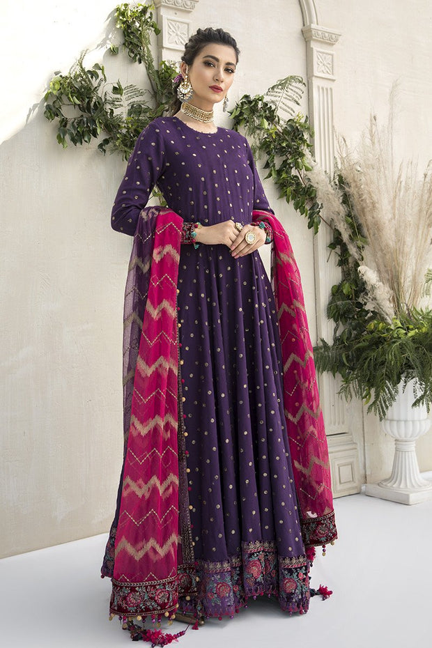 Maria B Festive Frock in Blue Color