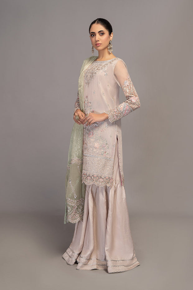 Maria B Pink Embroidered Kameez Salwar Suit Party Wear 2023