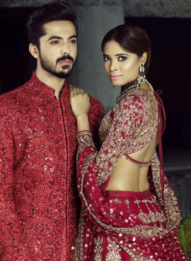 Maroon Bridal Lehenga Choli 2022