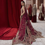 Maroon Lehenga Bridal Wear Pakistani Wedding Dresses 2023