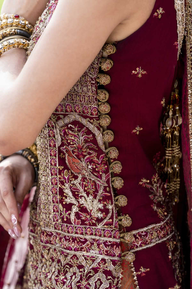 Maroon Lehenga Bridal Wear
