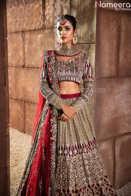 Maroon Lehenga Choli