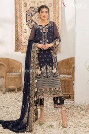 Maryum n Maria Blue Salwar Kameez