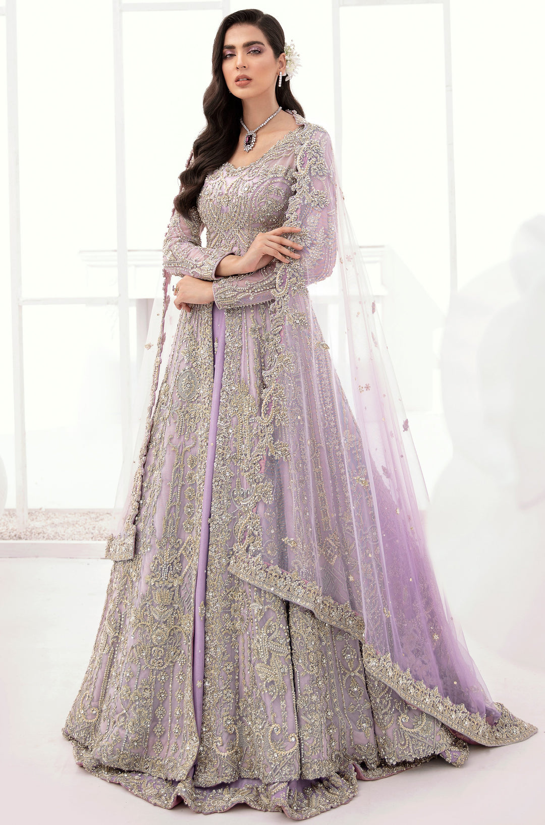 Mauve Lehenga 