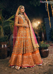 Mehndi Dress for Bridal in Pakistan Online 2021 Front Look