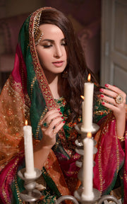 Mehndi Dress for Bride