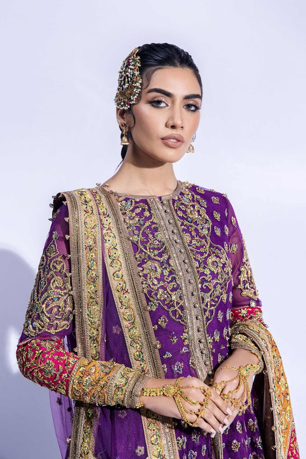 Mehndi Dress in Jacket and Sharara Style