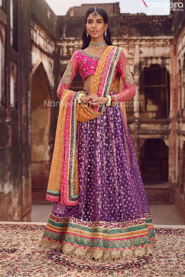 Mehndi Lehenga for Bride