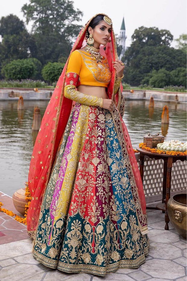 Colorful lehenga 2025