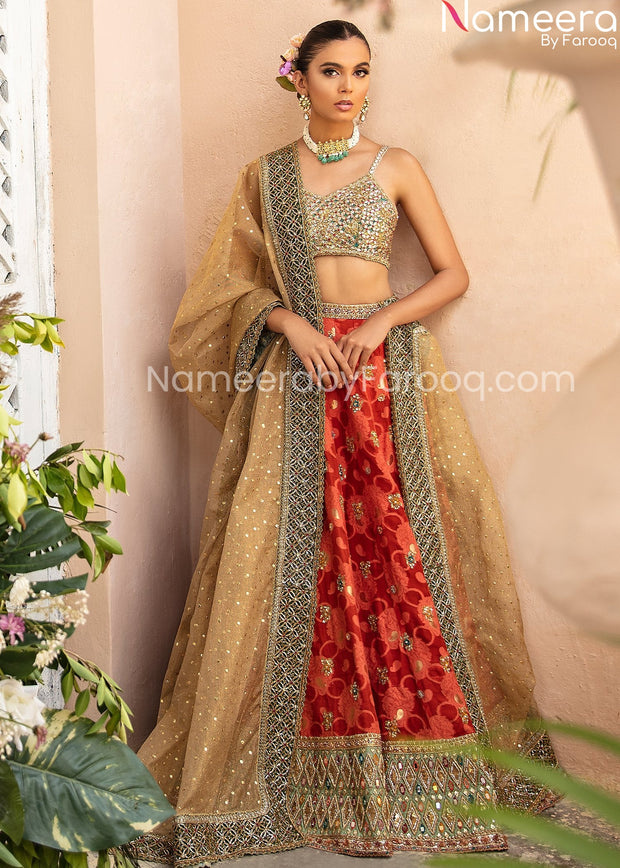 mehndi pakistani bridal dresses