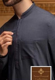 Mens black 2024 shalwar kameez design